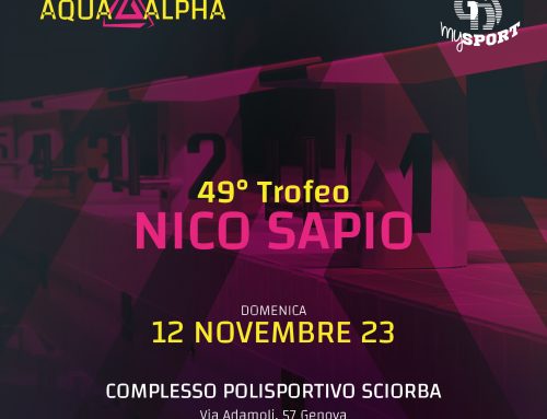 Gli Alphas alla 49° edizione del Trofeo Nico Sapio